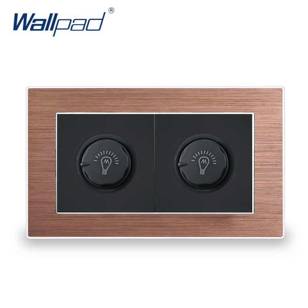 С удвоенным регулятором освещенности переключатели Wallpad люксовые клавишные