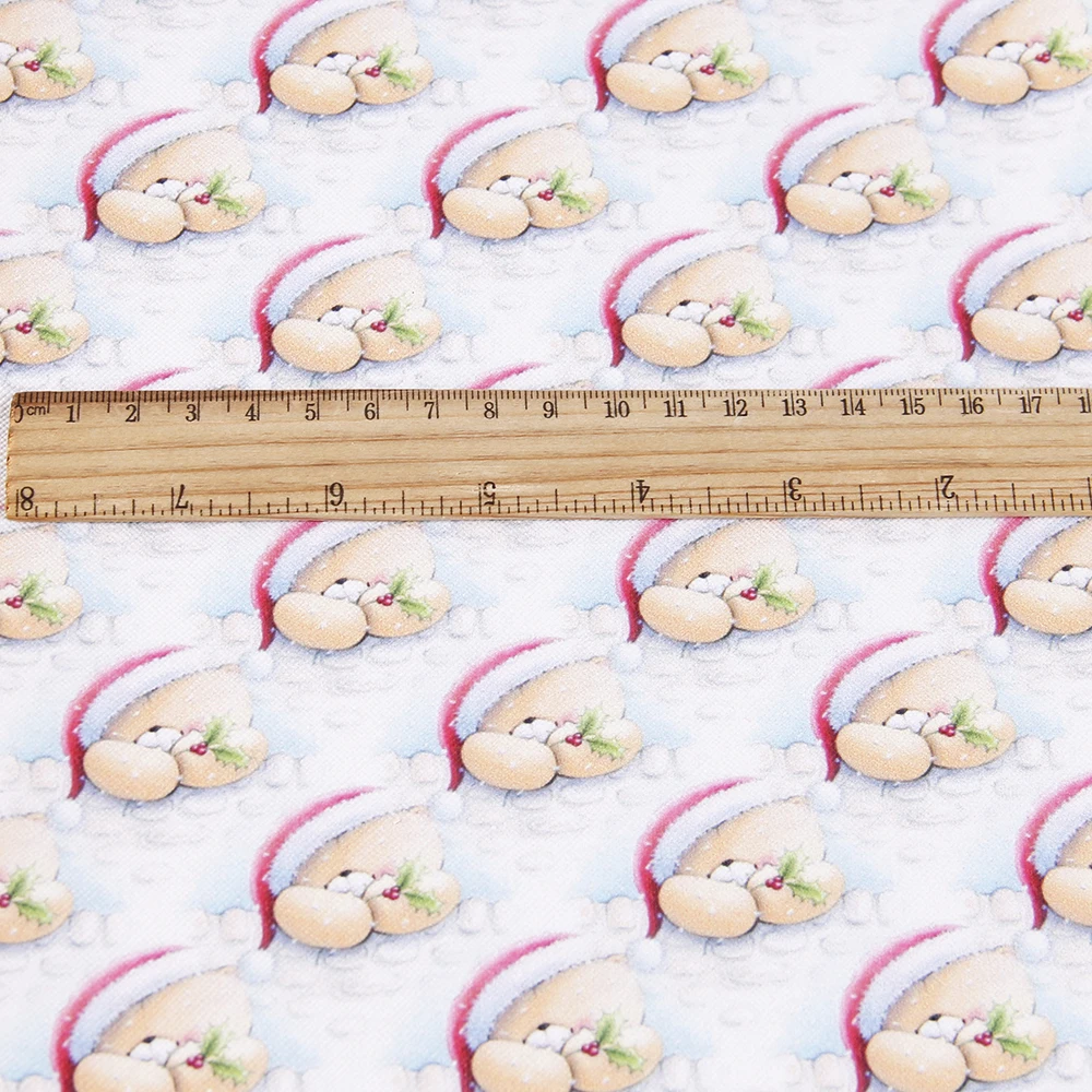1059733002 David accessories 30*140 см Рождественский Санта на снежную погоду из искусственной кожи в стиле пэчворк для волос с бантом, Сумки материалы ручной работы DIY, 1Yc4305 - Цвет: 1059733002