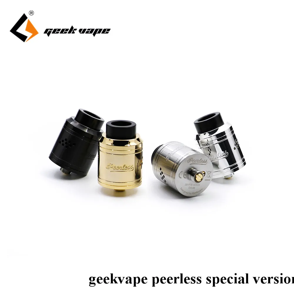 original Geekvape Peerless RDA Special Edition DIY font b vape b font atomizer electronic cigarette tank