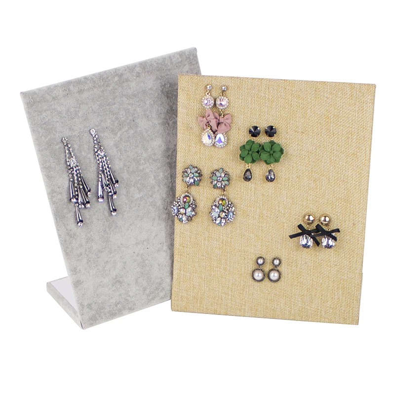 Jewelry Storage Stud Earrings Collection Pattern Portable Jewelry Display Creative Jewelry Organizer Storage Box