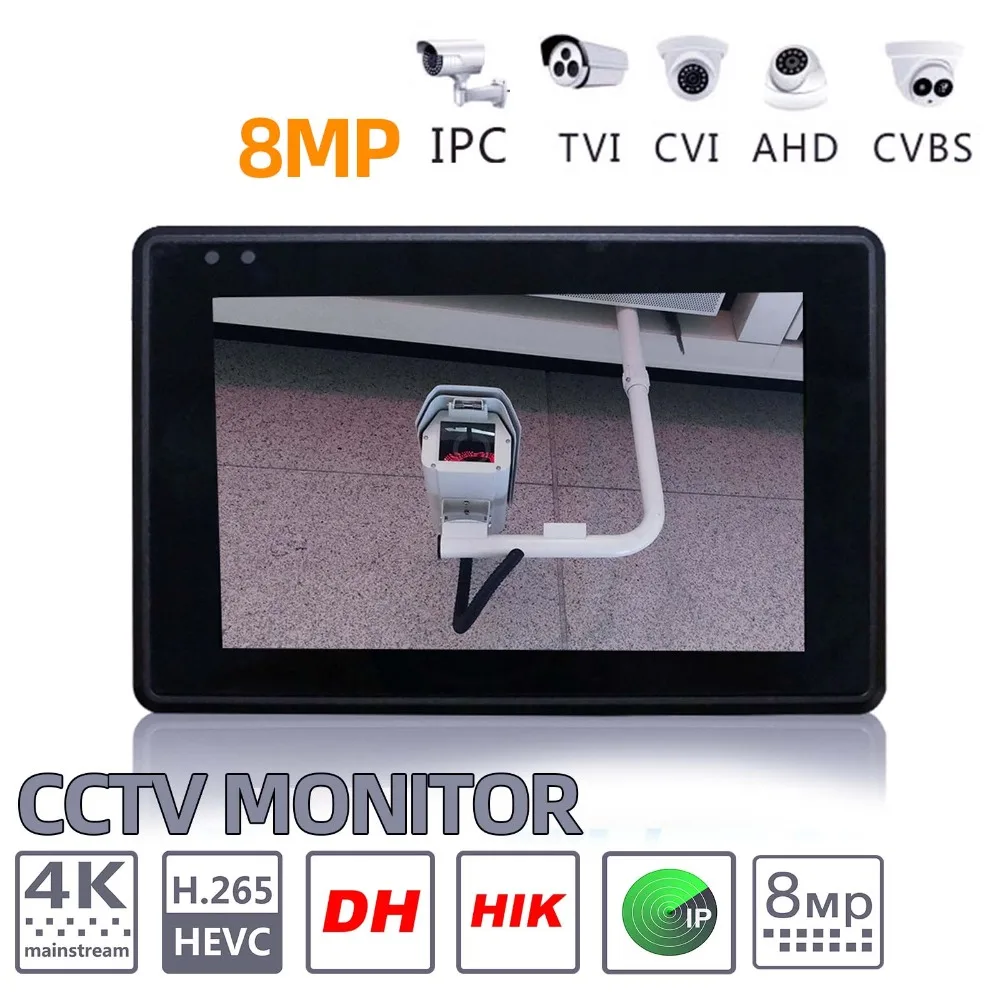 IPC1800ADH plus Профессиональный Cctv 4 дюймовый сенсорный экран Тестер монитор H.265 4K 8Mp Tvi