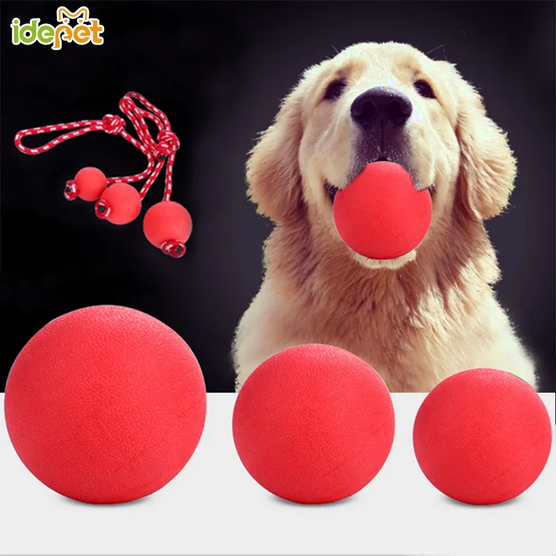 Interactive Toy Dog Rubber Dog Chew Training Ball Toys Tooth Cleaning