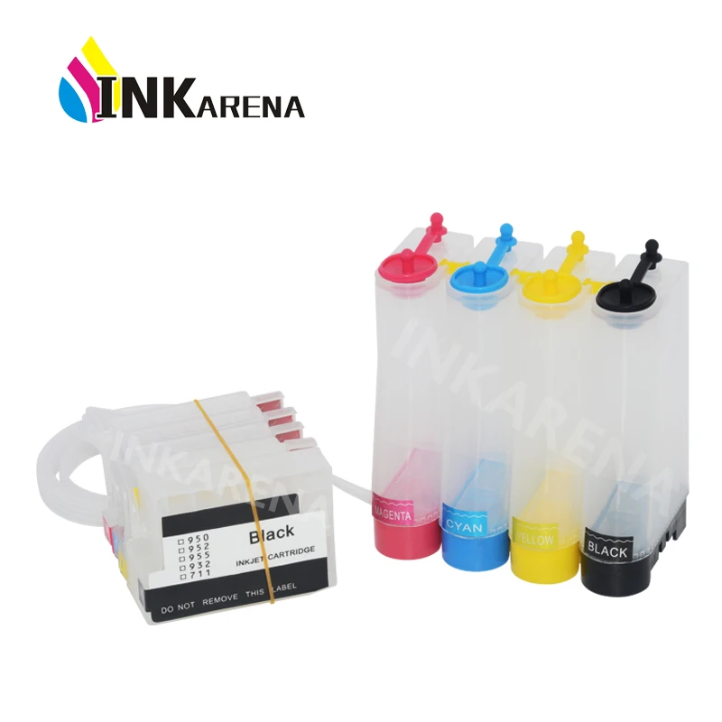 

4 Color For HP 932 933 932XL 933XL Continuous Ink Supply System CISS Ink Tank For HP Officejet 6100 6600 6700 7110 7610 7612