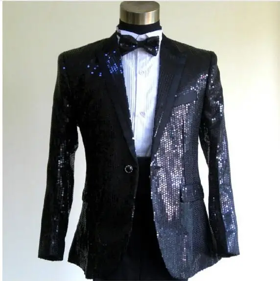 Online Shop Custom Made Men Slim Fit Suit Sequins Groom Tuxedos White Black Gold Red Groomsmen Wedding Suits Dress Jacket Pants BowTie Online Shop Custom Made Men Slim Fit Suit Sequins Groom Tuxedos White Black Gold Red Groomsmen Wedding Suits Dress Jacket Pants BowTie