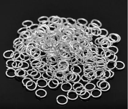 P005 Jewelry Wholesale hot- Steel Silver Plated Open Jump Rings 5mm (1/4 ), Jewelry Accessories sold per lot of 200Pcs / Lot 200pcs lot mmbz5v6alt1 mmbz5v6alt1g