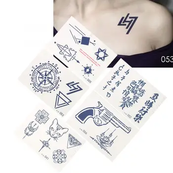

Tattoo Sticker Waterproof Long Lasting Self-adhesive Tattoo Sticker Temporary Tattoo Pattern Template Paper Temporary Tattoos