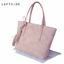 Leftside 2017 del nuevo diseñador marca de fábrica famosa bolsa de compras grande bolsa grande de hombro bolso de mano bolsas para mujeres bolso de cuero