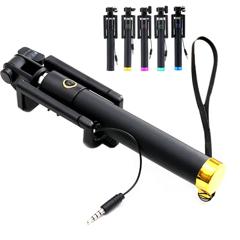 Роскошная универсальная камера Palo Selfie Выдвижная Проводная селфи Палка для Iphone 6