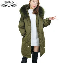 Зимний большой размер длинный пуховик для женщин casacas para mujer модное плотное пуховое пальто с капюшоном Sobretudo Женская парка lj035