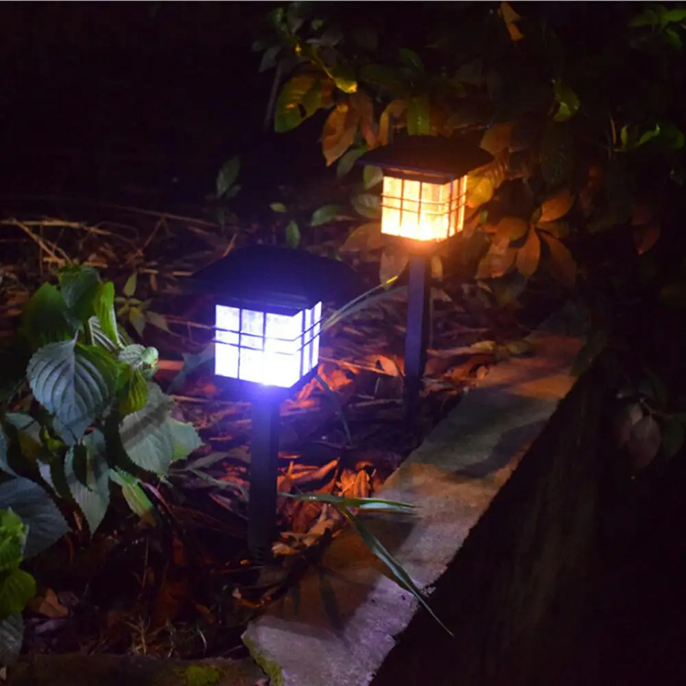 Уличный светодиодный светильник на солнечной батарее, головной светильник на солнечной батарее, садовый наземный светильник, водонепроницаемый настенный светильник
