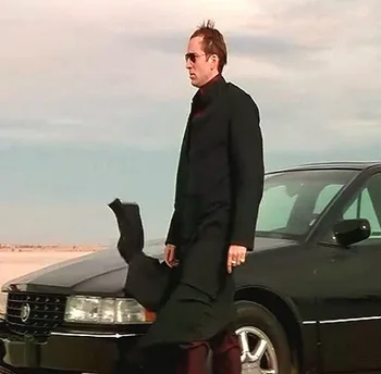 

Fashion Europe Mens Wide Waisted Extra Long Overcoat Slim Outwear Street Wear Parka Trench Coat Black doudoune impermeable noir