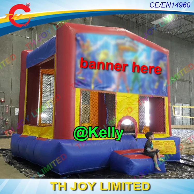 free shipping 4x4m cheap inflatable bouncy house for sale, outdoor