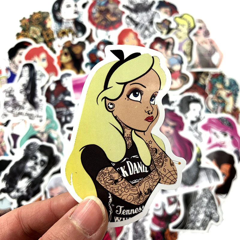 50PCS-Set-Tattoo-Girl-Sticker-Pvc-Waterproof-fashionable-Styling-Sexy-beauty-Girl-For-Laptop-Luggage-Guitar (4)