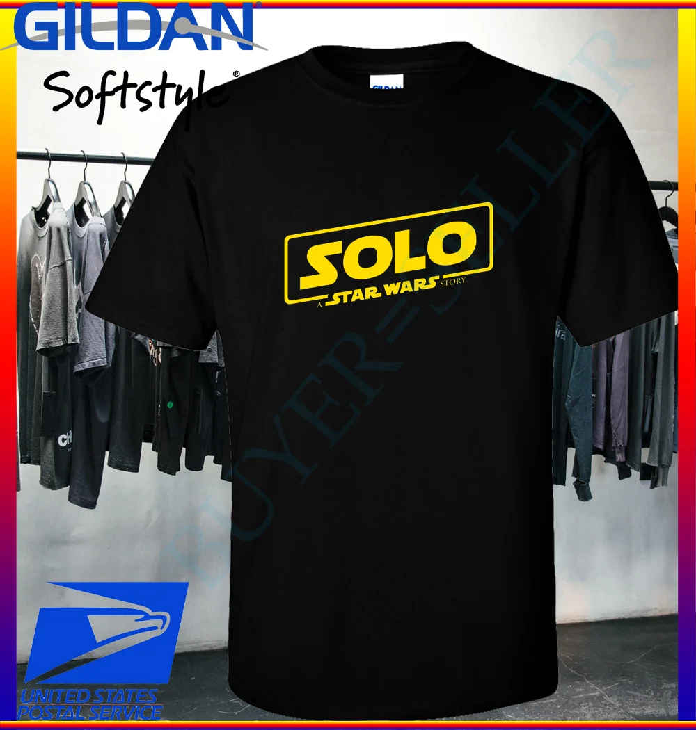 

NEW SOLO STARS WARS STORY MOVIE GILDAN T SHIRT SIZE S-2XL Print Tee Men Short Sleeve Clothing free shipping