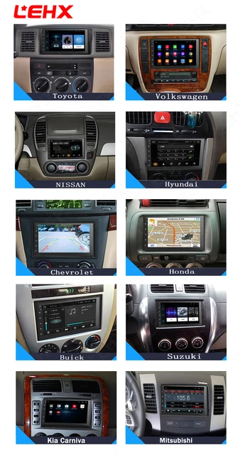 LEHX ワイヤレス Carplay 2din Android 14 カーラジオマルチ