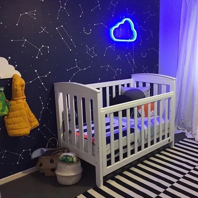 New Usb Wall Neon Lights For Rooms Home Decoration Party Baby New Usb Wall Neon Lights For Rooms Home Decoration Party Baby Bedroom Kids Room Nordic
