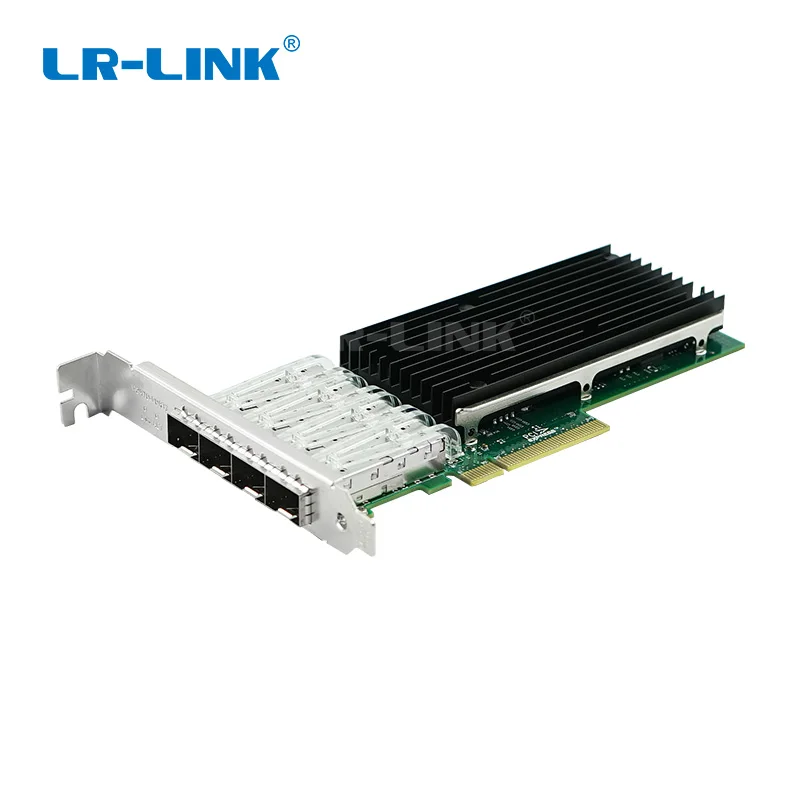 LR-LINK 9804BF-4SFP + четырехпортовый 10 Гб ethernet адаптер PCI Express Оптическое волокно сетевой