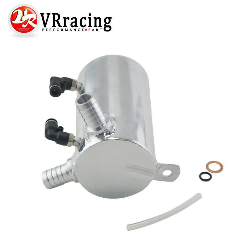 

VR RACING - 19mm 3/4" BARB ALUMINIUM OIL CATCH CAN BREATHER TANK RESERVOIR VR-TK3201