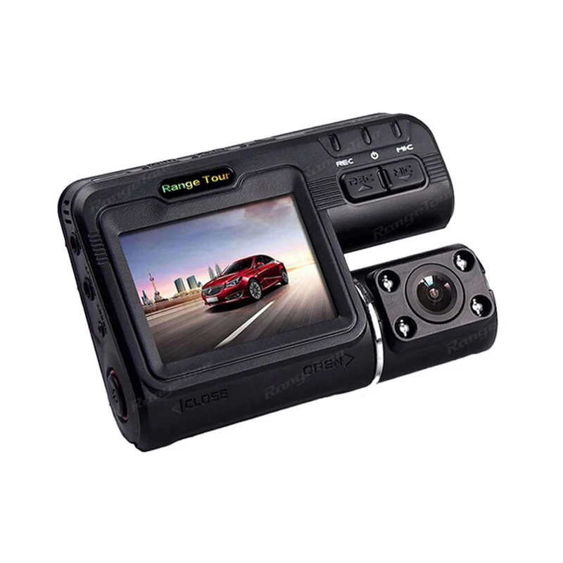 Автомобильный видеорегистратор с двумя объективами Range Tour, видеорегистратор i1000s, видеорегистратор, черный ящик, Full HD 1080 P, поддержка 140 градусов, камера заднего вида