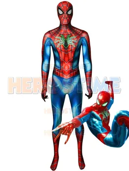 

Spider Armor MK IV PS4 Games Spiderman Costume 3D Print PS4 Spider-Man Cosplay Costume Zentai Bodysuit Hot Sale New Arrival