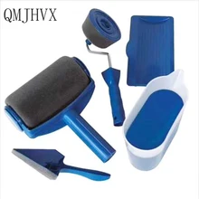 DIY ролик для краски для окрашивания стен домашний садовый инструмент Флокированный Edger роликовый набор кистей для украшения стен офисной комнаты