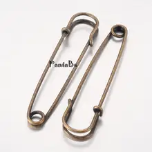 Nickel Free Iron Kilt Pins Brooch Findings Antique Bronze Color 70mm long 18mm wide 6mm thick