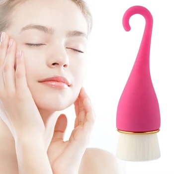 

1pc cat tail hook facial wash brush skin cleanser exfoliating facial massager tool face skin care tools