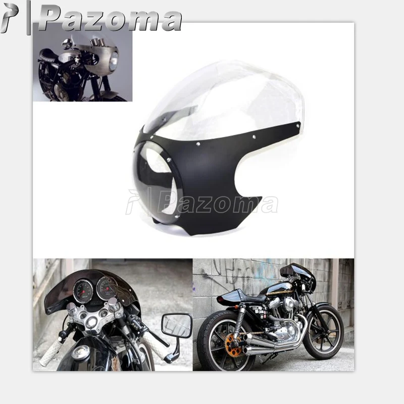 Универсальный ветровой экран для мотоциклетных гоночных фар Supermoto 5 3/4