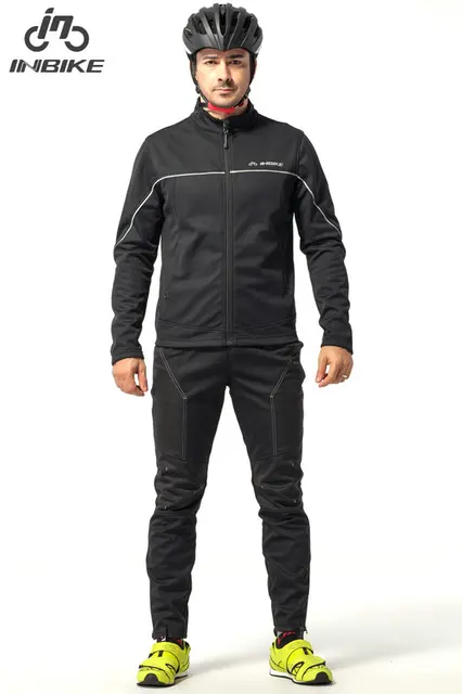 INBIKE Men's Cycling Jacket Biking Windbreaker Reflective Windproof Thermal Fleece Lined Cold Weather INBIKE Men's Cycling Jacket Biking Windbreaker Reflective Windproof Thermal Fleece Lined Cold Weather