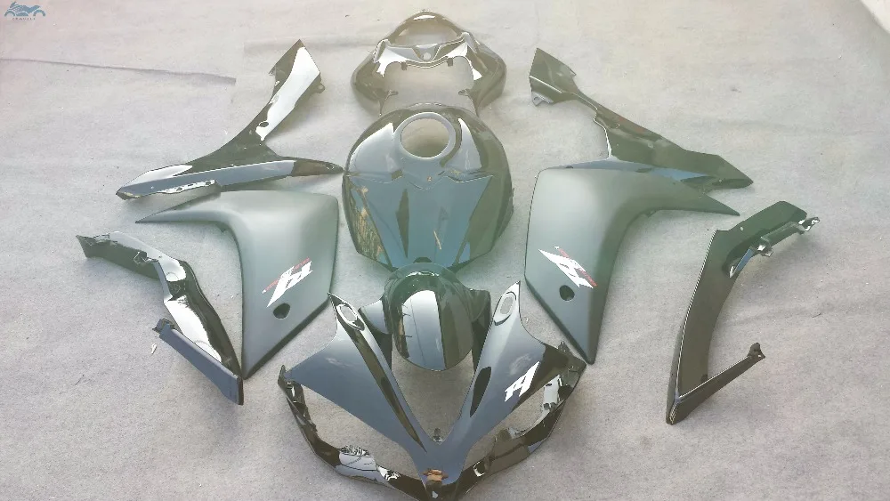 Высококачественный Комплект обтекателя впрыска, пригодный для YAMAHA 2007 2008 YZFR1 YZF R1 07 08 черная обшивка для мотоцикла комплекты кузова YB08