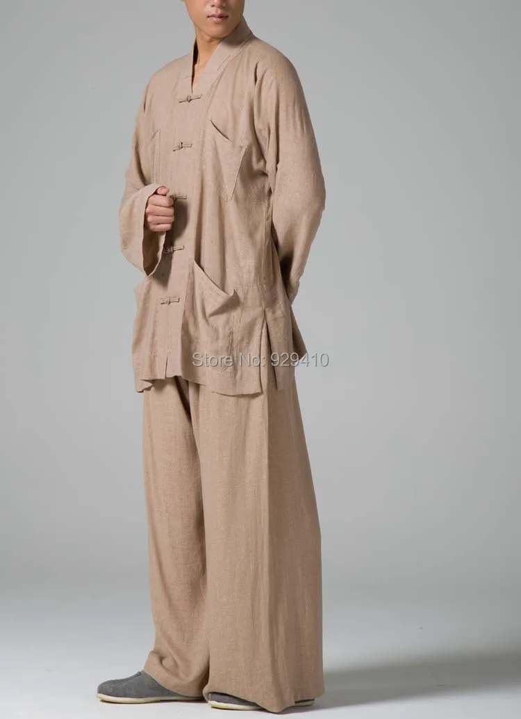 Zen monk suits buddhist clothes kung fu uniforms martial arts