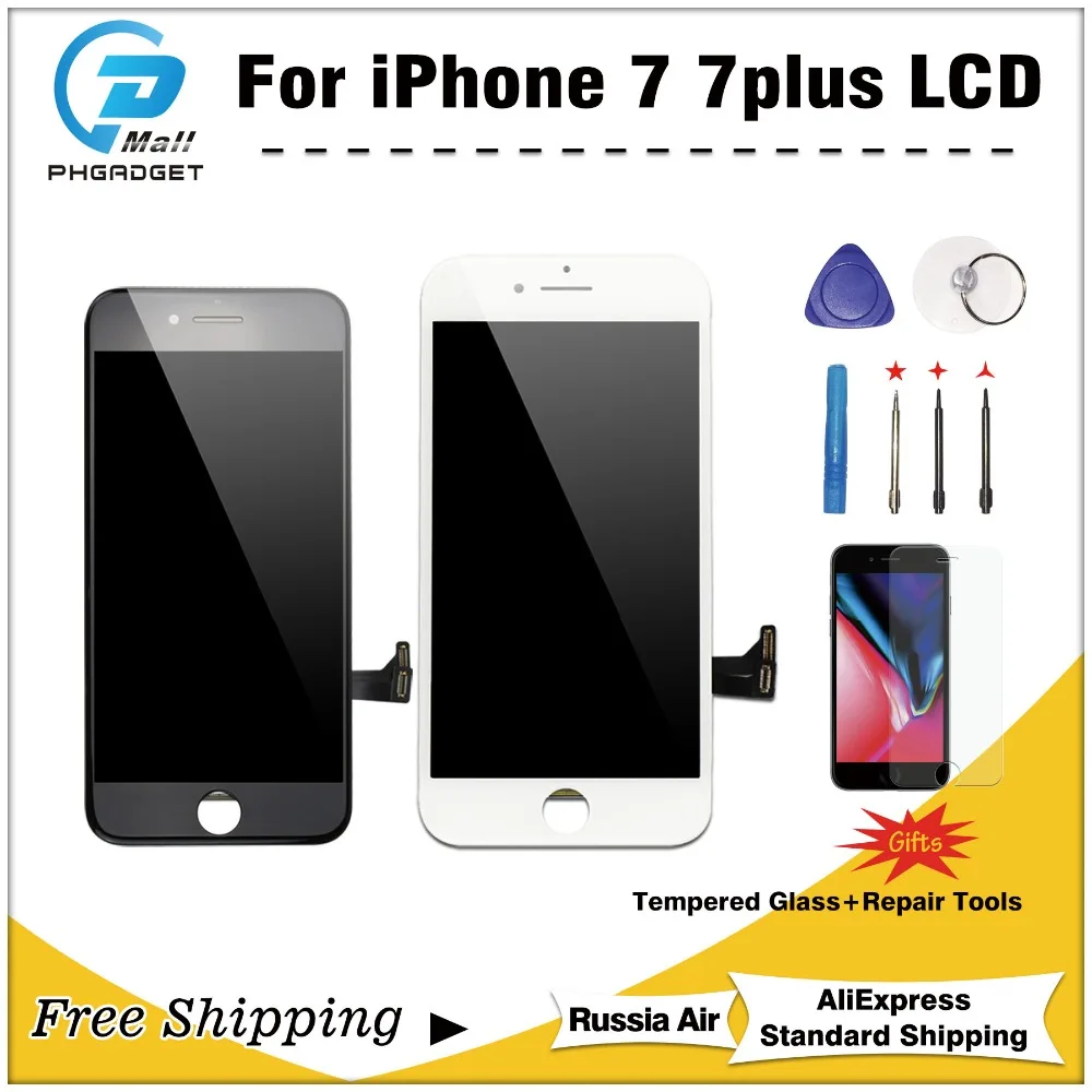 

1PCS Replacement LCD For Iphone 7 plus LCD Screen Display Touch Digitizer Assembly For iphone 7 LCD Screen AAA Quality gift