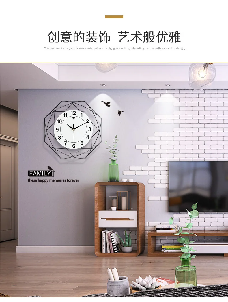 Скандинавские минималистичные креативные настенные часы для гостиной деревянные бесшумные часы Современные домашние часы модные декоративные кварцевые часы Лидер продаж