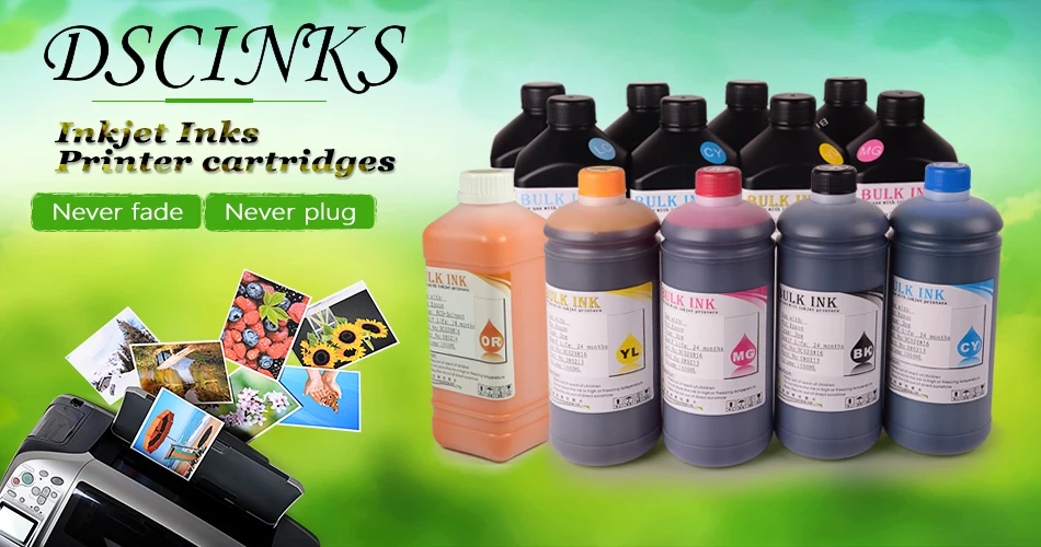 Cor de Tinta Led para Epson 1430 de Impressora Garrafa Dx7 Dx9 Dx10 Xp300 Xp600 Tx800 Cabeçote 1500w R3000 R330 1400 1410 1000ml uv Dx5 6 2 1000ML garrafa cor de tinta UV Led