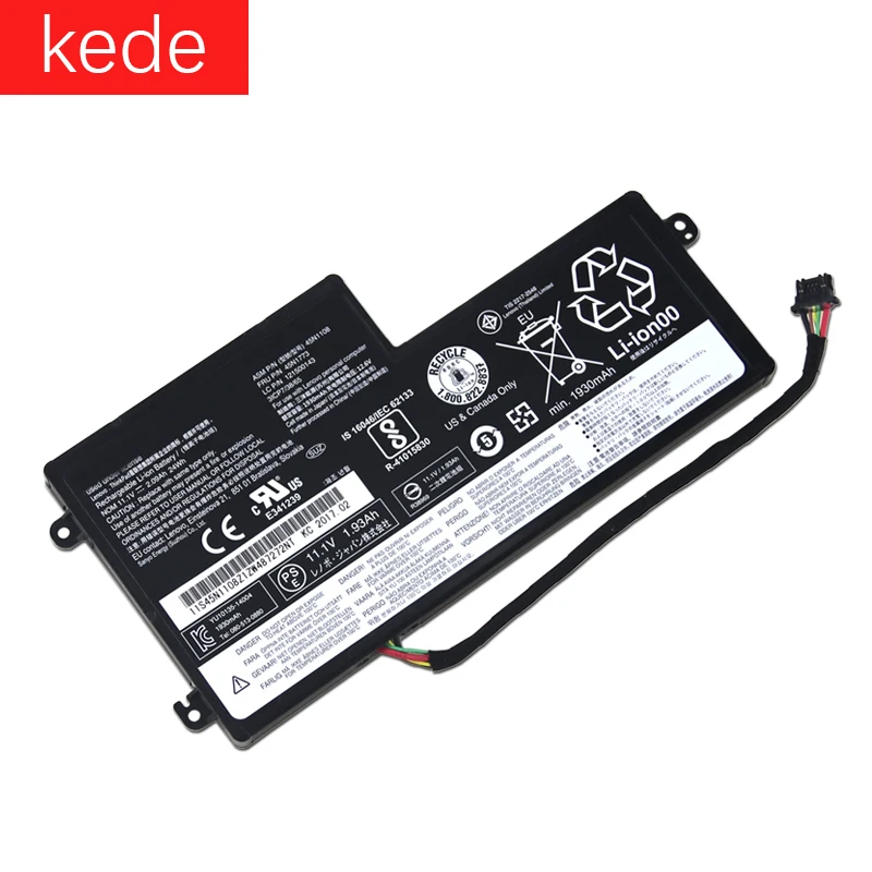 Kede аккумуляторная батареядля ноутбука lenovo ThinkPad T440 T440S T450 T450S X240 X250 X260 X270 45N1108 11,1 V 24WH демонтажа инструмент