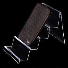 3 шт пластиковый многофункциональный прозрачный вид бумажник телефон Дисплей Стенд держатель карты стойки 4 слоя