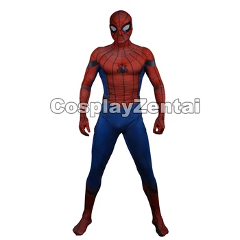 

Spiderman Homecoming Costume 3D Print Spandex Spiderman Cosplay Halloween Zentai Suit