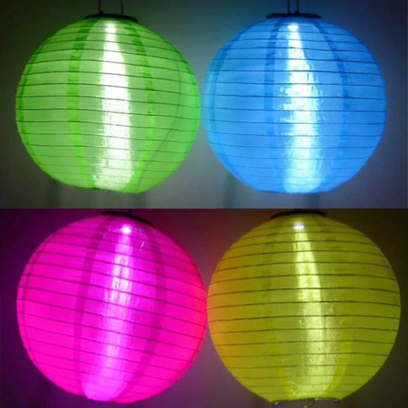 30CM Garden Solar Lights Outdoor Waterproof String Lights Chinese Hanging Lantern Fairy Lamp Festival Lanterns Landscape Lighting (2)