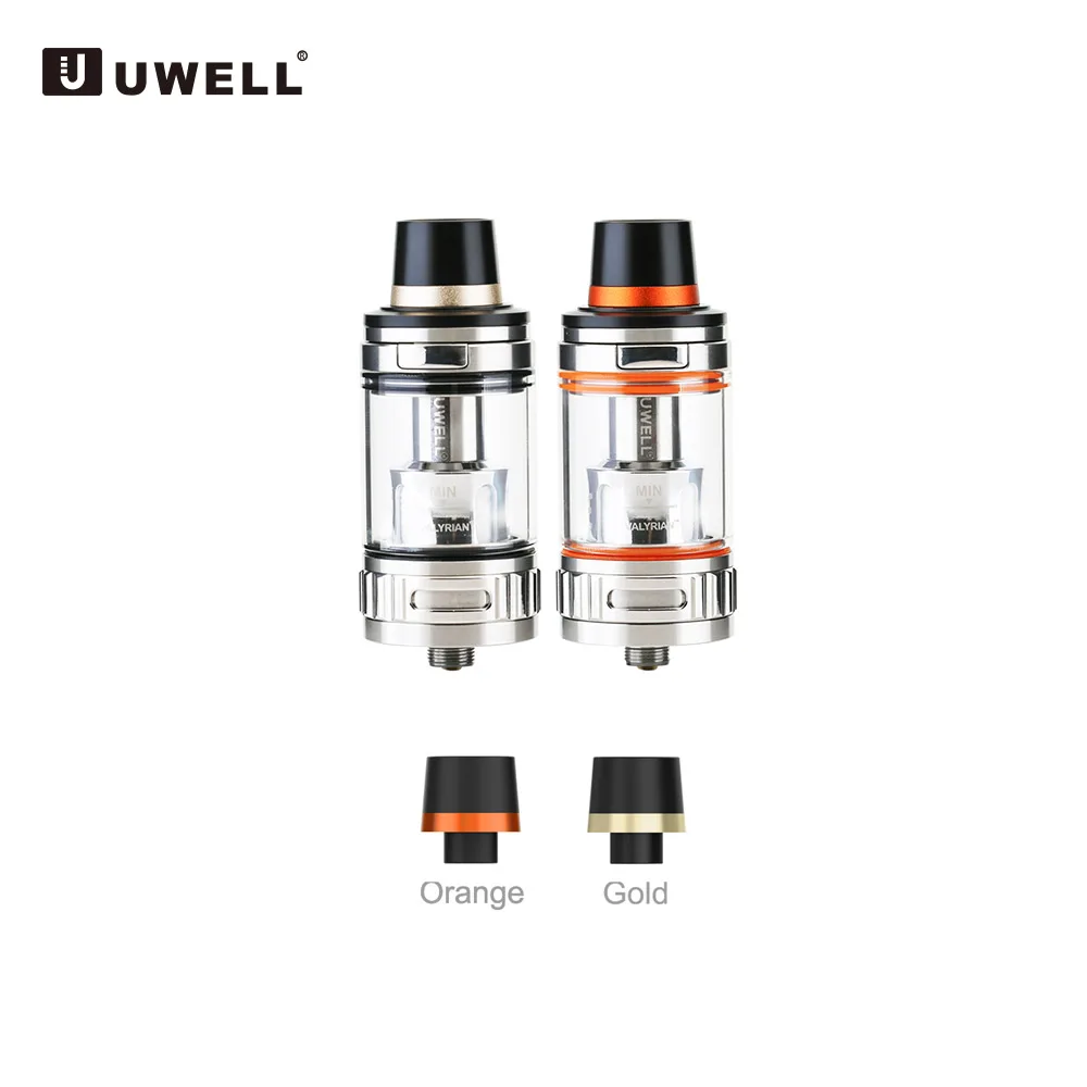 Оригинальный Uwell атомайзер valyrian 5 мл и 2 Vape RTA в ретро стиле из трех типов булавки для 510 Резьбовая электронная