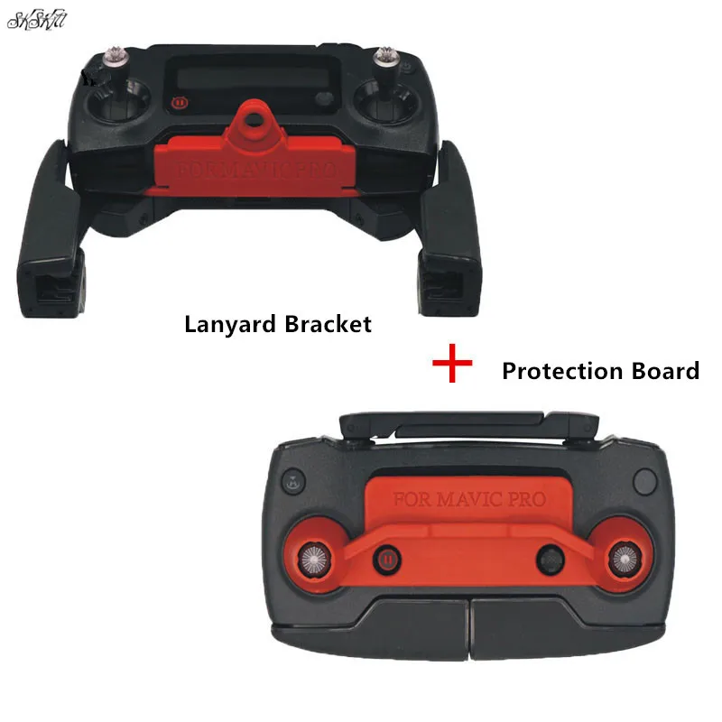 

2pcs/set Remote Control Hang Buckle Sling bracket + Thumb rocker Protective board for DJI Mavic pro Drone Drone