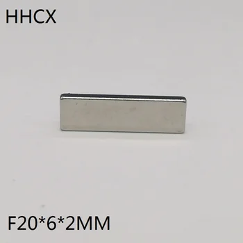 

10pcs/lot magnet 20x6x2 N35 Strong mm Square NdFeB Rare Earth Magnet 20*6*2 Neodymium Magnets 20 x 6 x 2 for motor