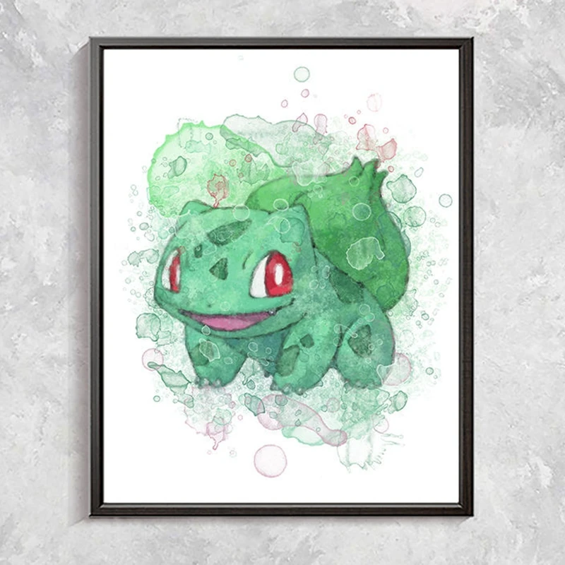 Pokemon-Watercolor-Wall-Art-Canvas-Posters-Painting-Pikachu-Eevee-Squirtle-Vulpix-Charmander-Wall-Pictures-Print-Kids (2)