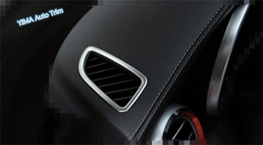 

Lapetus Pearl Chrome Front Air Conditioning AC Outlet Vent Frame Cover Trim For Mercedes-Benz GLC X253 GLC300 2016 - 2019 ABS