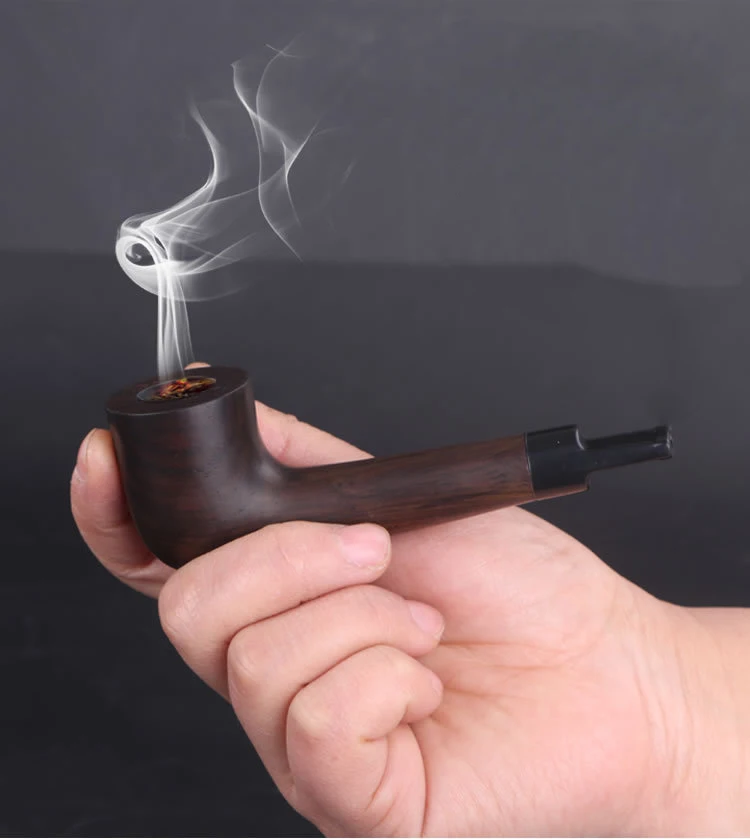 High quality Small wooden tobacco smoking pipes 110mm Giftin Cigarette