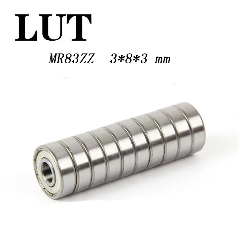 50 шт. высокое качество ABEC 5 MR83ZZ MR83Z MR83 ZZ 3x8x3 мм 3*8*3 Миниатюрные шарикоподшипники с