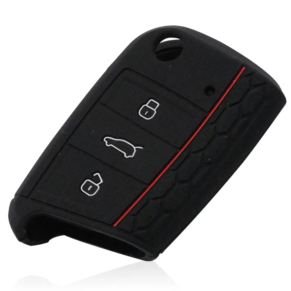 Чехол для ключей с дистанционным управлением VW New Polo Golf 7 mk7 Tiguan SKODA Octavia A7 Kodiaq Karoq SEAT