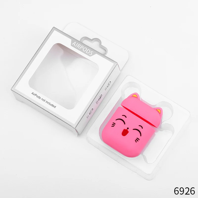 Силиконовый чехол для airpods 1/2 i9S/i10/i10s/i11/i12/i13 Tws, зарядное устройство, аксессуары для apple - Цвет: Розовый