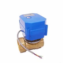 AC220V AC85-265V CR06 CR03 CR04 DN8 для DN32 CWX-60P 4nm 8s латунный наконечник с резьбой NPT уменьшенное отверстие женский-женский Электрический шаровой кран