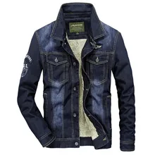 Зимние флисовые джинсовые куртки с отложным воротником, теплые джинсы, парки, утепленные повседневные модные куртки в стиле милитари, пальто, бизнес