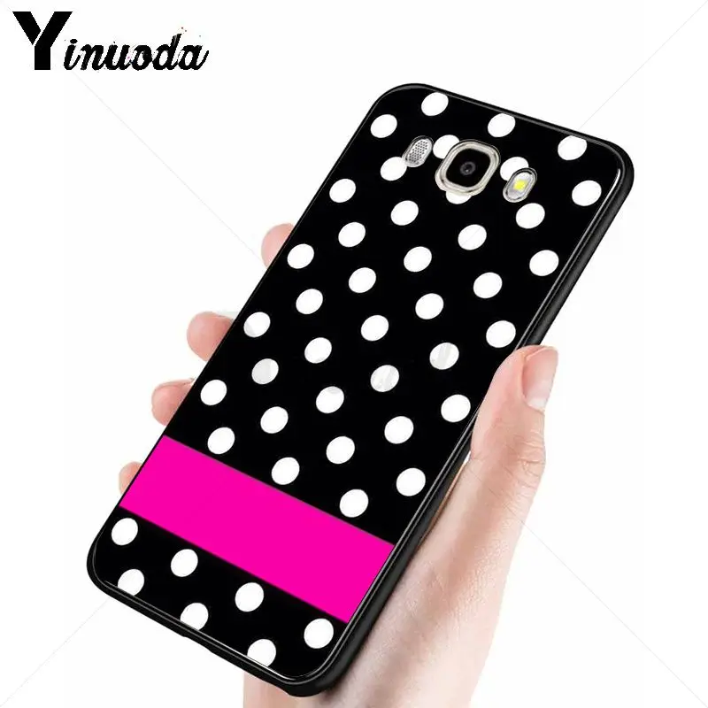 Red Black Gold Polka dots Dot